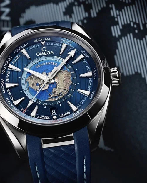 OM. Seamaster Aqua Terra Worldtimer