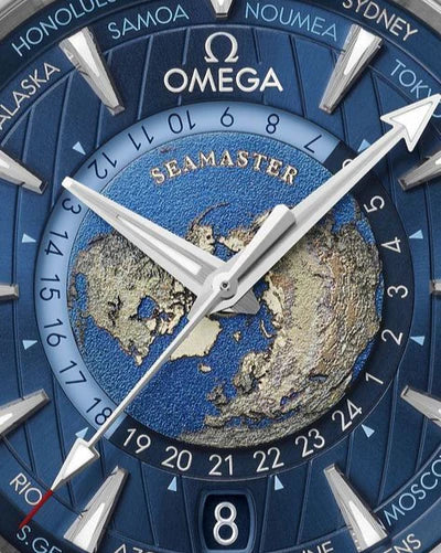 OM. Seamaster Aqua Terra Worldtimer