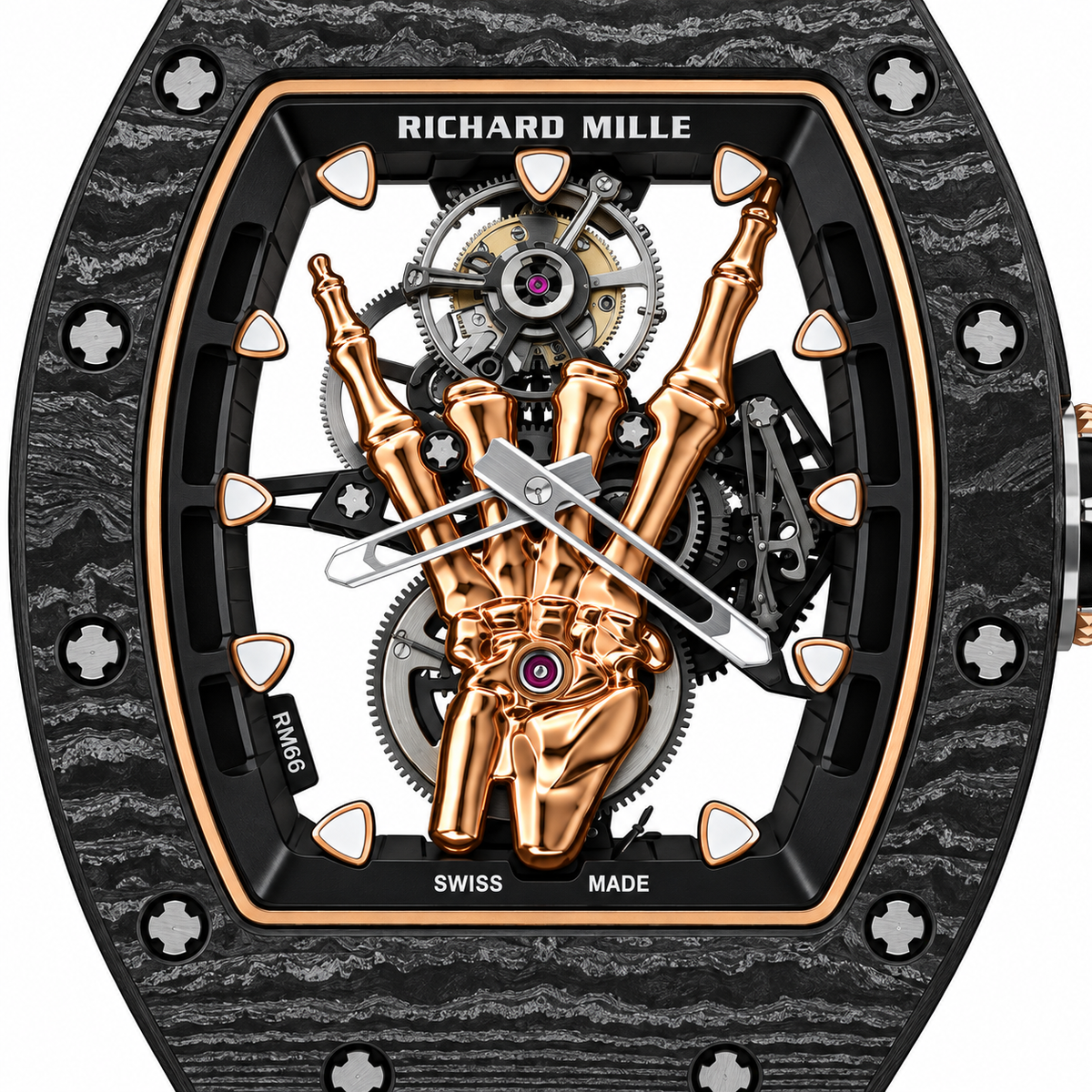 RM. 66 Manual Winding Flying Tourbillon 43mm