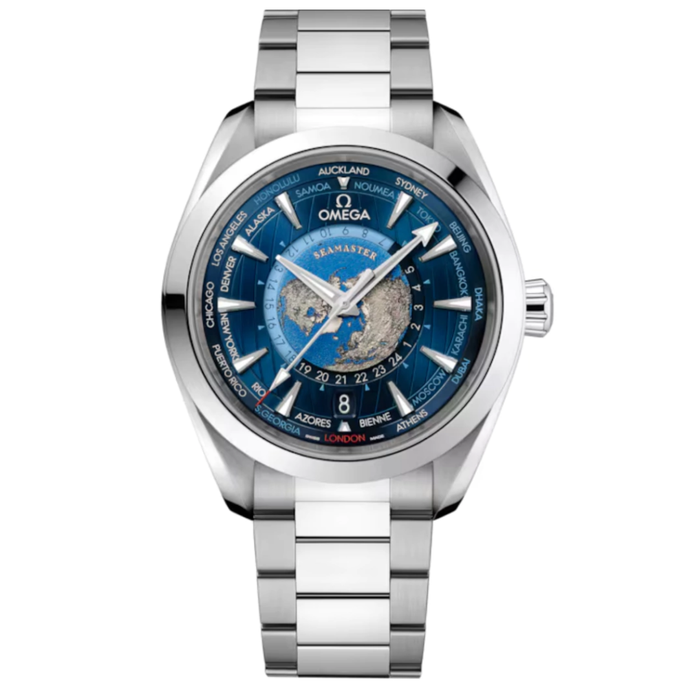 OM. Seamaster Aqua Terra Worldtimer