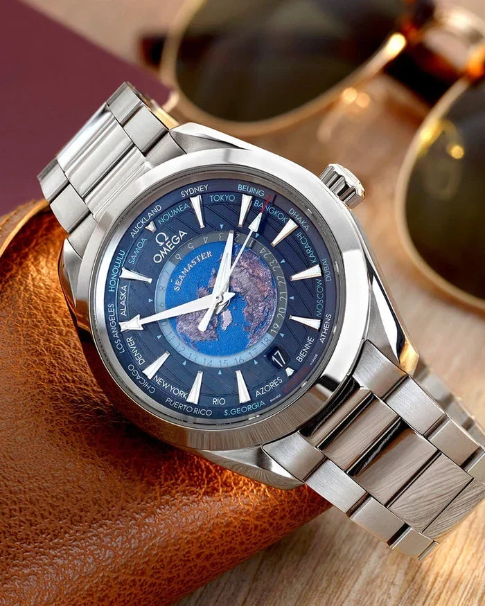 OM. Seamaster Aqua Terra Worldtimer