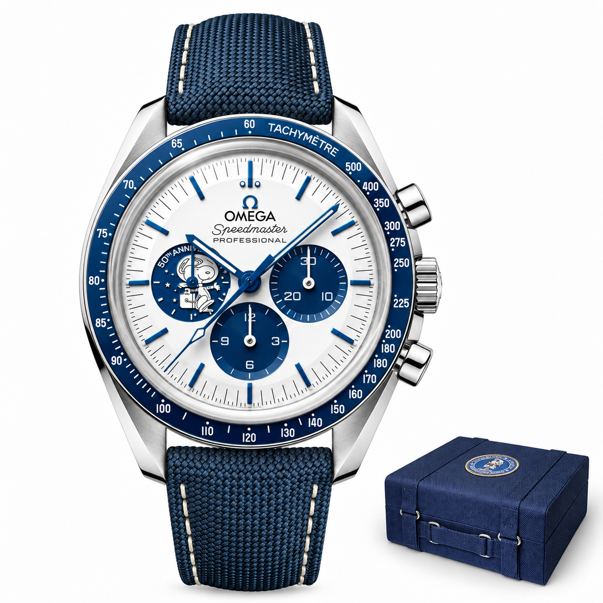 OM. Speedmaster Silver Snoopy Award